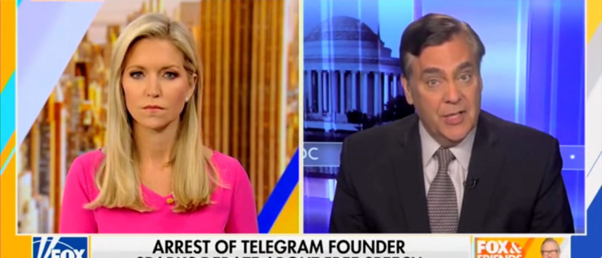 Jonathan Turley Slams ‘Global Censors,’ Says Americans Should Be Afraid After Telegram Founder’s Arrest