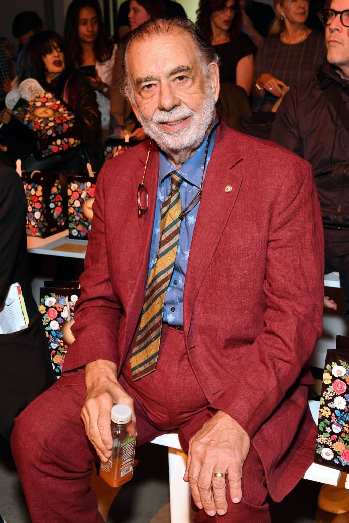 NEW YORK, NY - SEPTEMBER 10: Francis Ford Coppola attends the Anna Sui front row during New York Fashion Week: The Shows at Gallery I at Spring Studios on September 10, 2018 in New York City. (Photo by Dia Dipasupil/Getty Images for NYFW: The Shows)