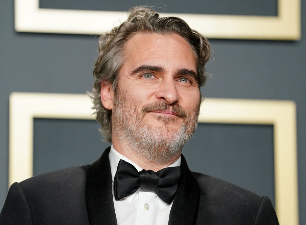 HOLLYWOOD, CALIFORNIA - FEBRUARY 09: Joaquin Phoenix, winner of the Actor in a Leading Role award for "Joker," poses in the press room during the 92nd Annual Academy Awards at Hollywood and Highland on February 09, 2020 in Hollywood, California. (Photo by Rachel Luna/Getty Images)