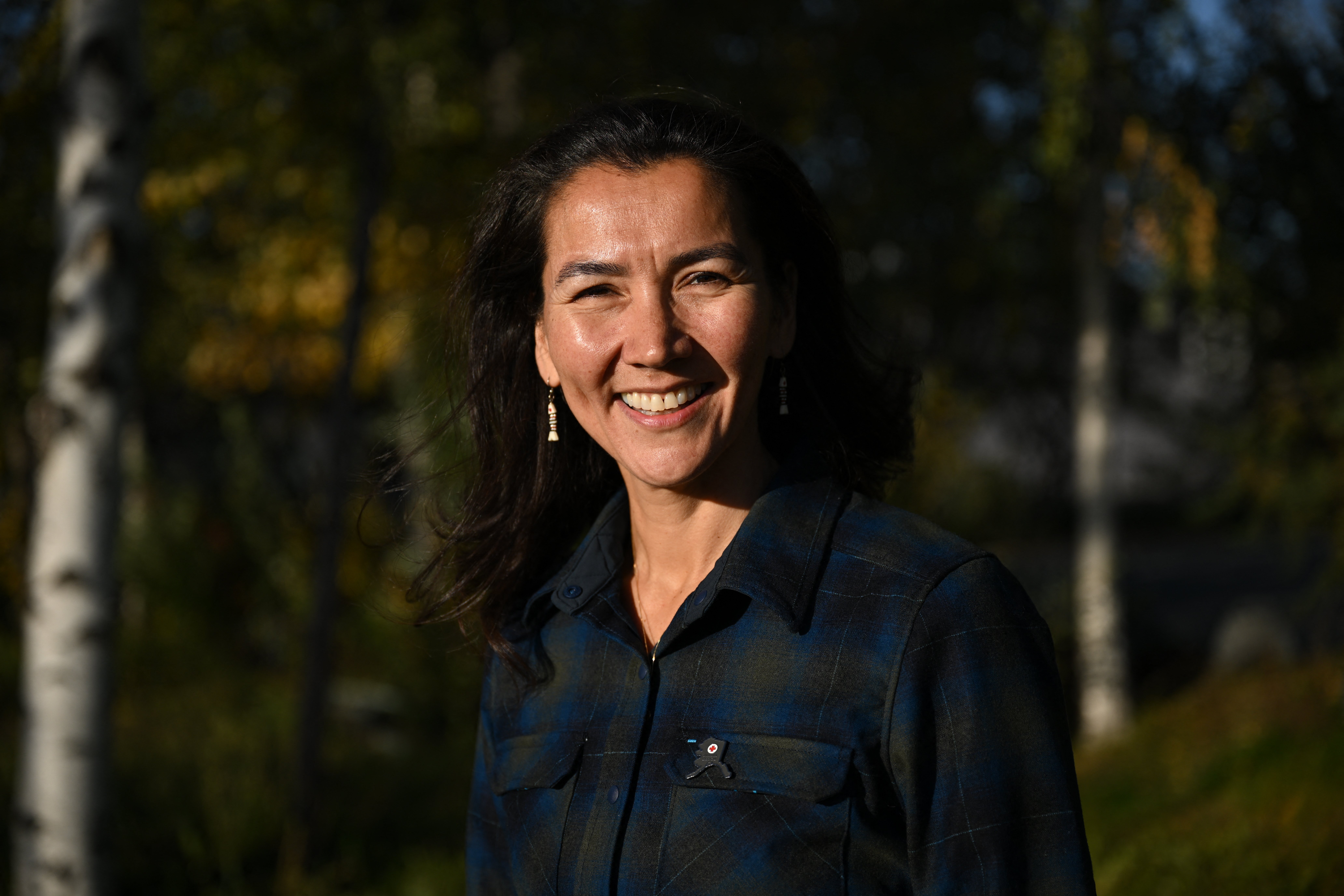 US Representative Mary Peltola (D-AK) poses during a photo session after a campaign event in Anchorage, Alaska on September 17, 2022. Peltola is the state's first Indigenous national legislator elected to Congress. Peltola won the special election held to replace Republican congressman Don Young, who died in March after serving in the House for 49 years, but the Democrat will face Republican opponent Sarah Palin again in November in order to retain the congressional seat for a full term. (Photo by Patrick T. FALLON / AFP) (Photo by PATRICK T. FALLON/AFP via Getty Images)