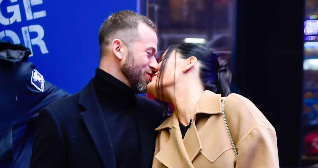 NEW YORK, NEW YORK - JANUARY 25: Nikki Bella and Artem Chigvintsev are seen outside "Good Morning America" on January 25, 2023 in New York City. (Photo by Raymond Hall/2023 GC images) Getty Images