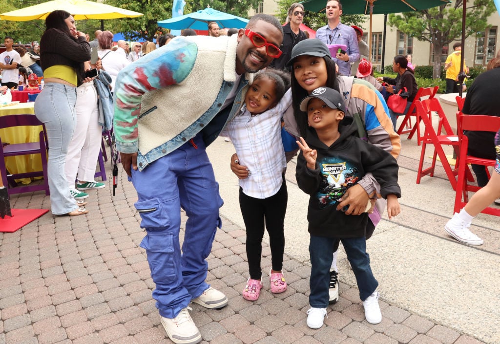 LOS ANGELES, CALIFORNIA - SEPTEMBER 17: (L-R) Ray J, Melody, Princess Love and Epik attend a special screening of "Paw Patrol: The Mighty Movie" at Paramount Pictures Studios on September 17, 2023, in Los Angeles,California. (Photo by Jesse Grant/Getty Images for Paramount Pictures)