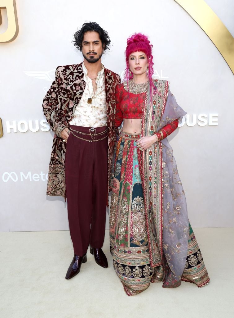 LOS ANGELES, CALIFORNIA - MAY 11: (L-R) Avan Jogia and Halsey attend Gold Gala 2024 at The Music Center on May 11, 2024 in Los Angeles, California. (Photo by Tommaso Boddi/Getty Images for Gold House)