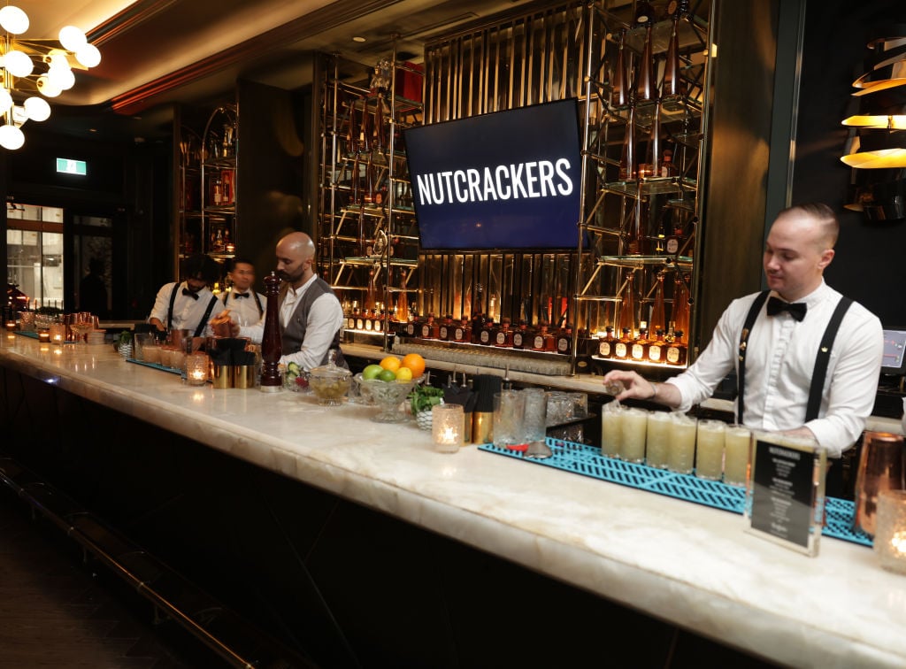 TORONTO, ONTARIO - SEPTEMBER 05: A general view of atmosphere at Nutcrackers premiere party hosted by Don Julio at Mr. C on Opening Night of the Toronto International Film Festival on September 05, 2024 in Toronto, Ontario. (Photo by Kennedy Pollard/Getty Images for Don Julio Tequila)