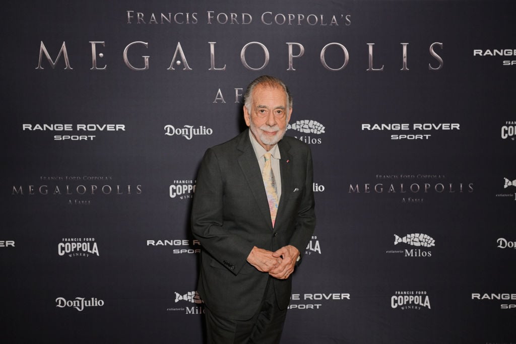 TORONTO, ONTARIO - SEPTEMBER 09: Francis Ford Coppola attends the premiere of “Megalopolis” during TIFF at Roy Thomson Hall on September 09, 2024 in Toronto, Ontario. (Photo by Robert Okine/Getty Images for Lionsgate)