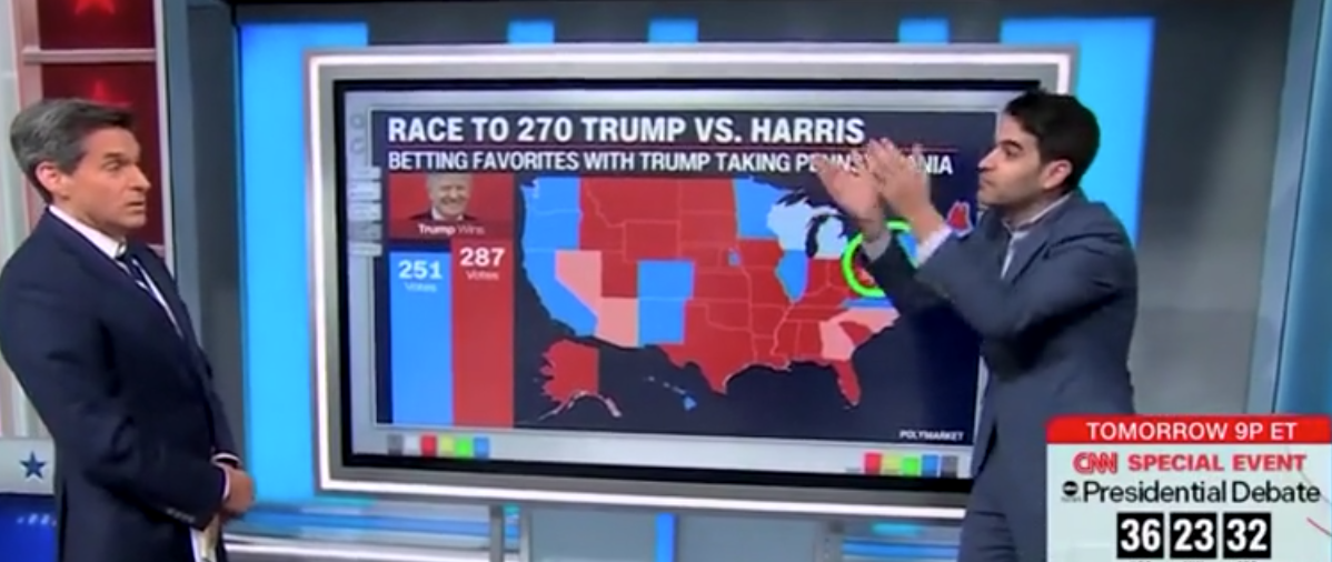 CNN’s Harry Enten Sounds Alarm About Harris’ Vanishing Lead In ‘Very Pivotal’ Swing State